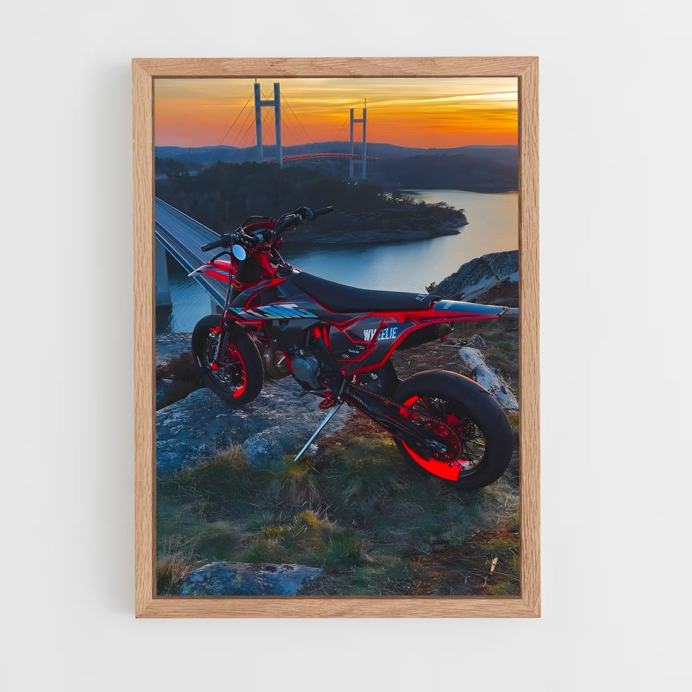 Poster Moto en Vue – affiche KTM Moto (vue 4)
